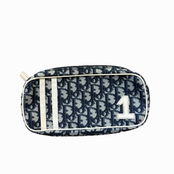 Vintage Dior monkgram cardigan and pouch set - Picture 2 of 10